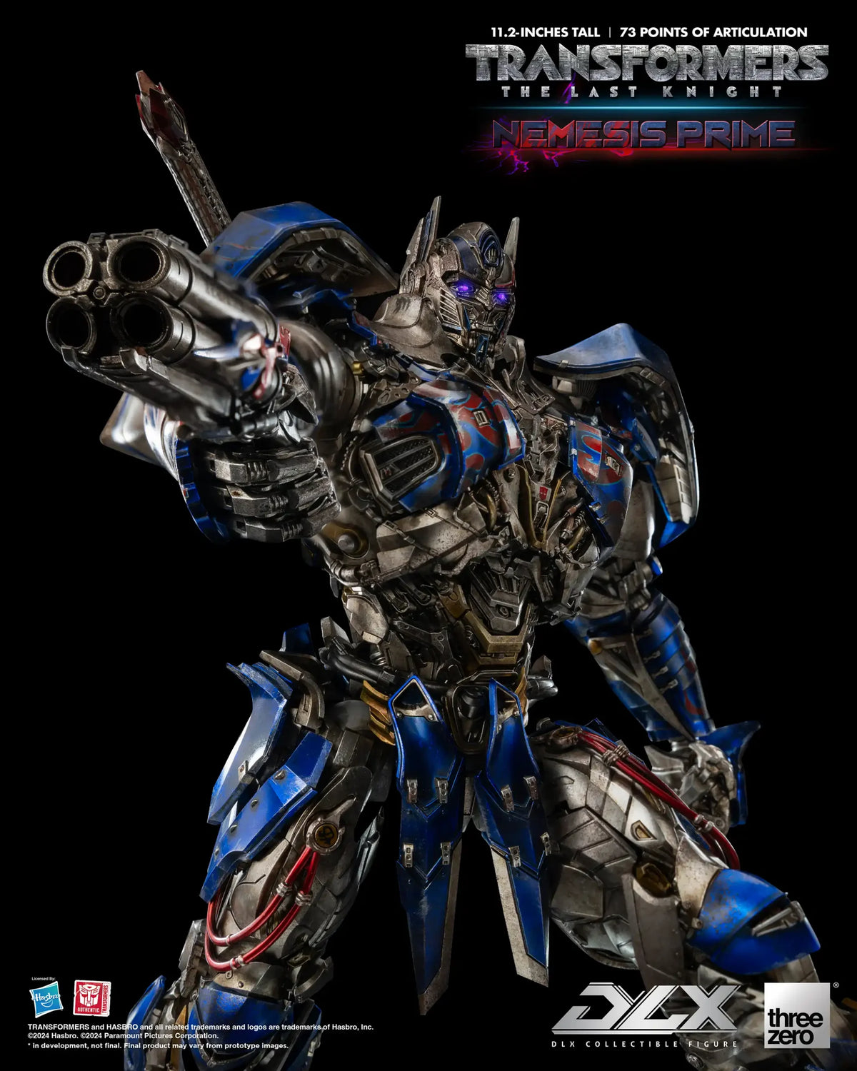 Transformers: The Last Knight Nemesis Prime DLX THREE ZERO