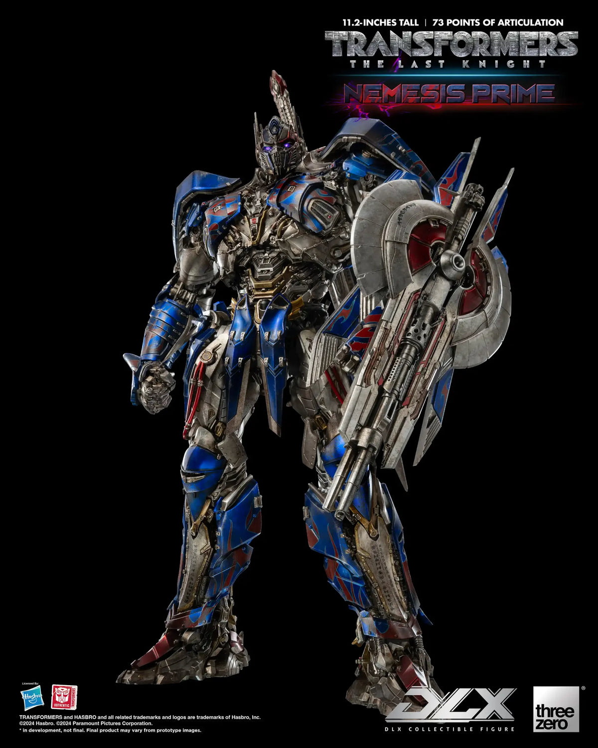 Transformers: The Last Knight Nemesis Prime DLX THREE ZERO