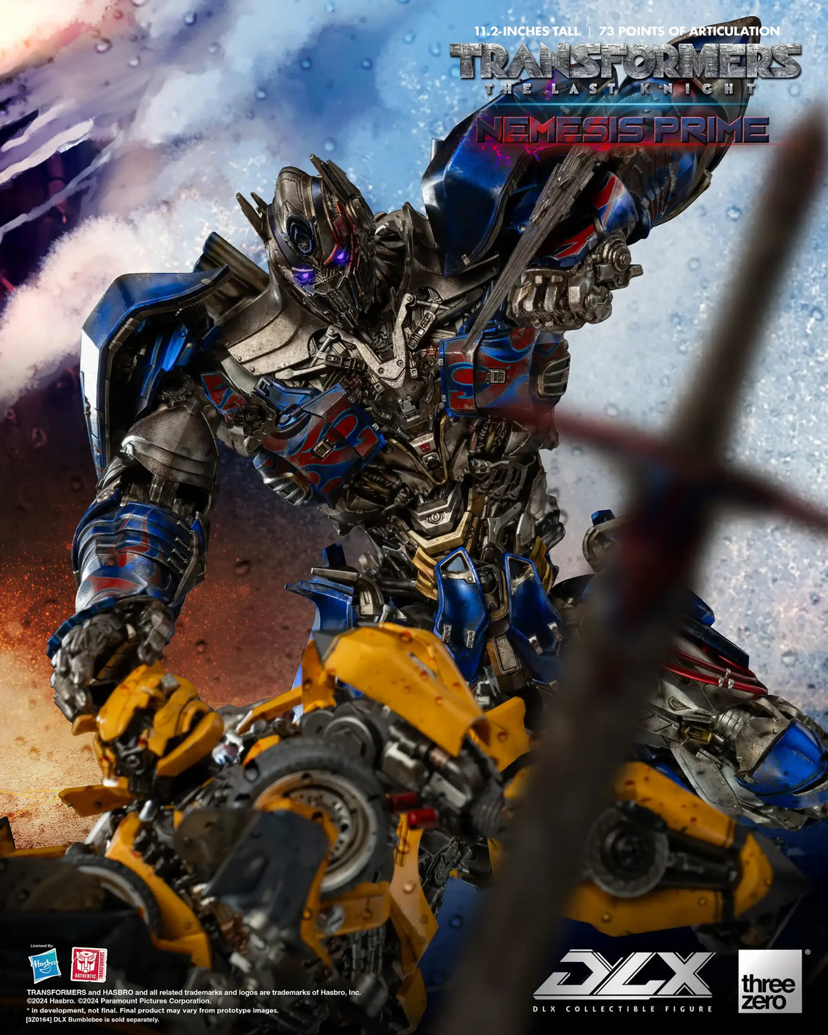 Transformers: The Last Knight Nemesis Prime DLX THREE ZERO