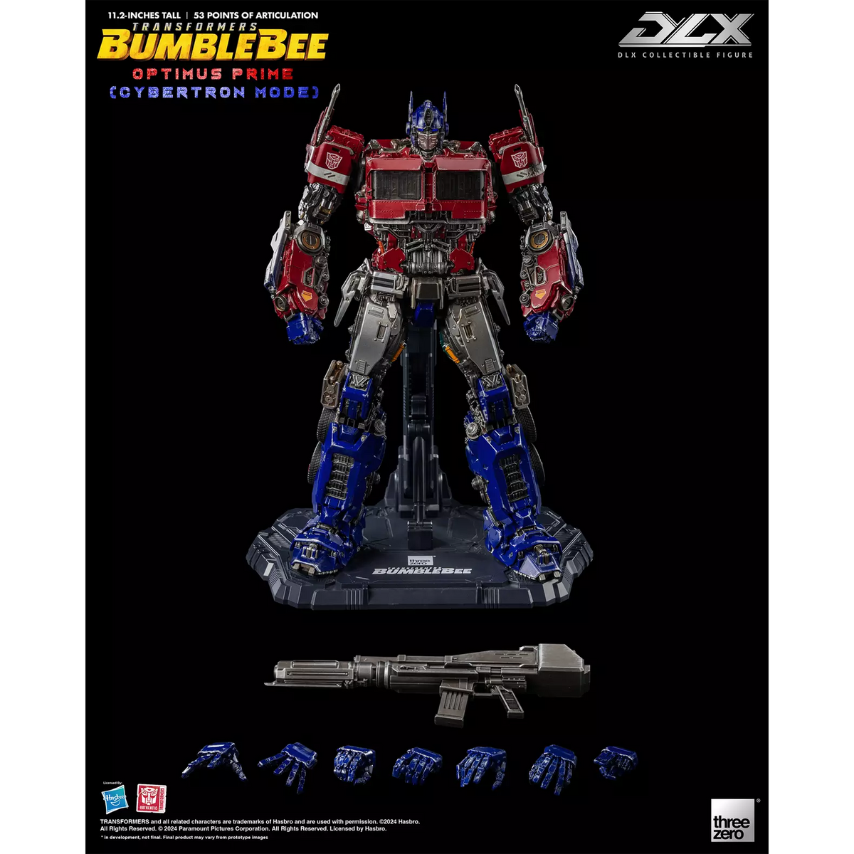 Transformers: Bumblebee Optimus Prime Cybertron Mode DLX THREE ZERO