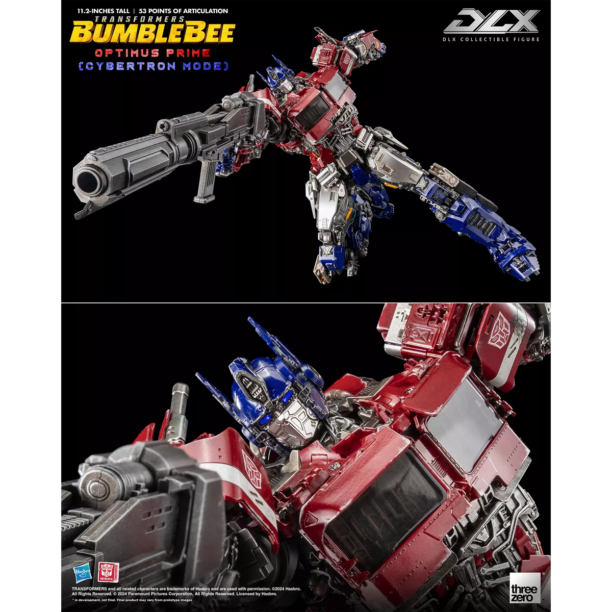 Transformers: Bumblebee Optimus Prime Cybertron Mode DLX THREE ZERO