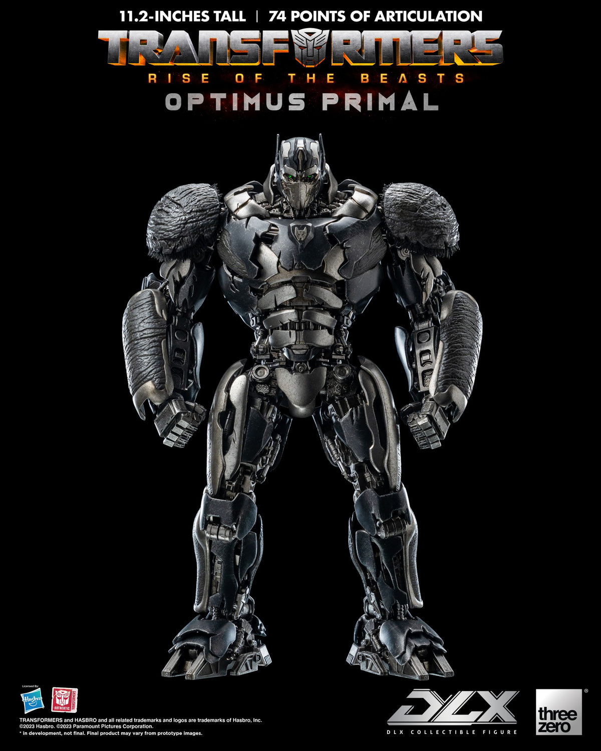 Transformers: Rise of the Beasts Optimus Primal THREE ZERO