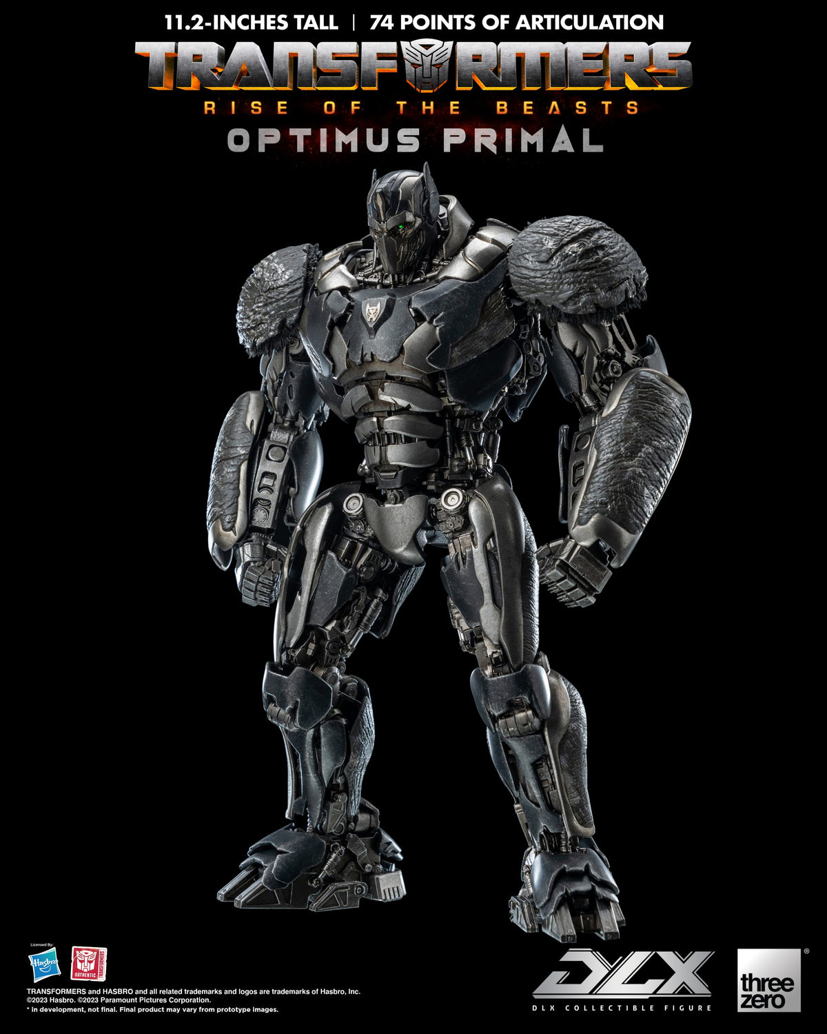 Transformers: Rise of the Beasts Optimus Primal THREE ZERO