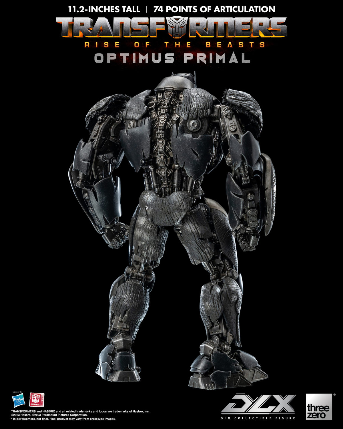 Transformers: Rise of the Beasts Optimus Primal THREE ZERO