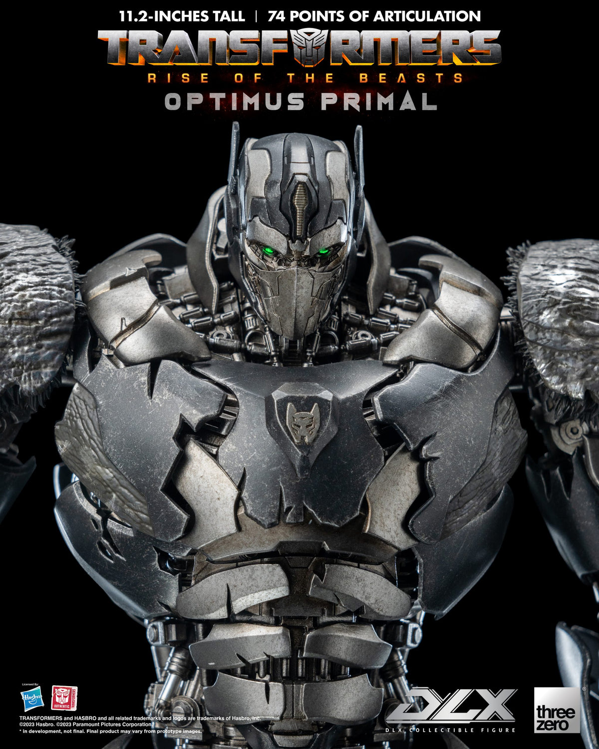 Transformers: Rise of the Beasts Optimus Primal THREE ZERO
