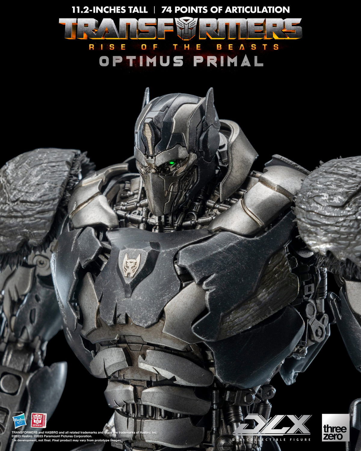 Transformers: Rise of the Beasts Optimus Primal THREE ZERO
