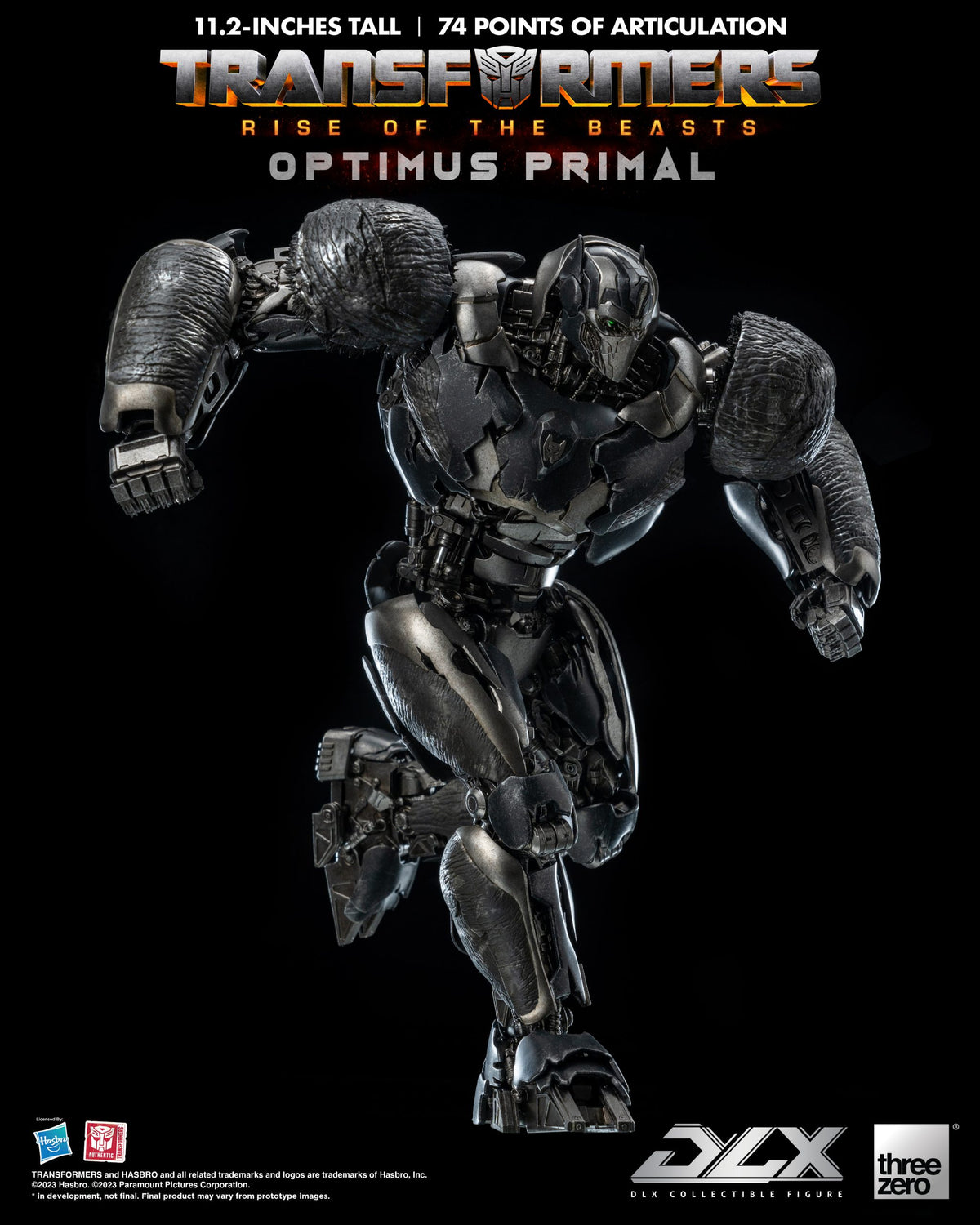 Transformers: Rise of the Beasts Optimus Primal THREE ZERO