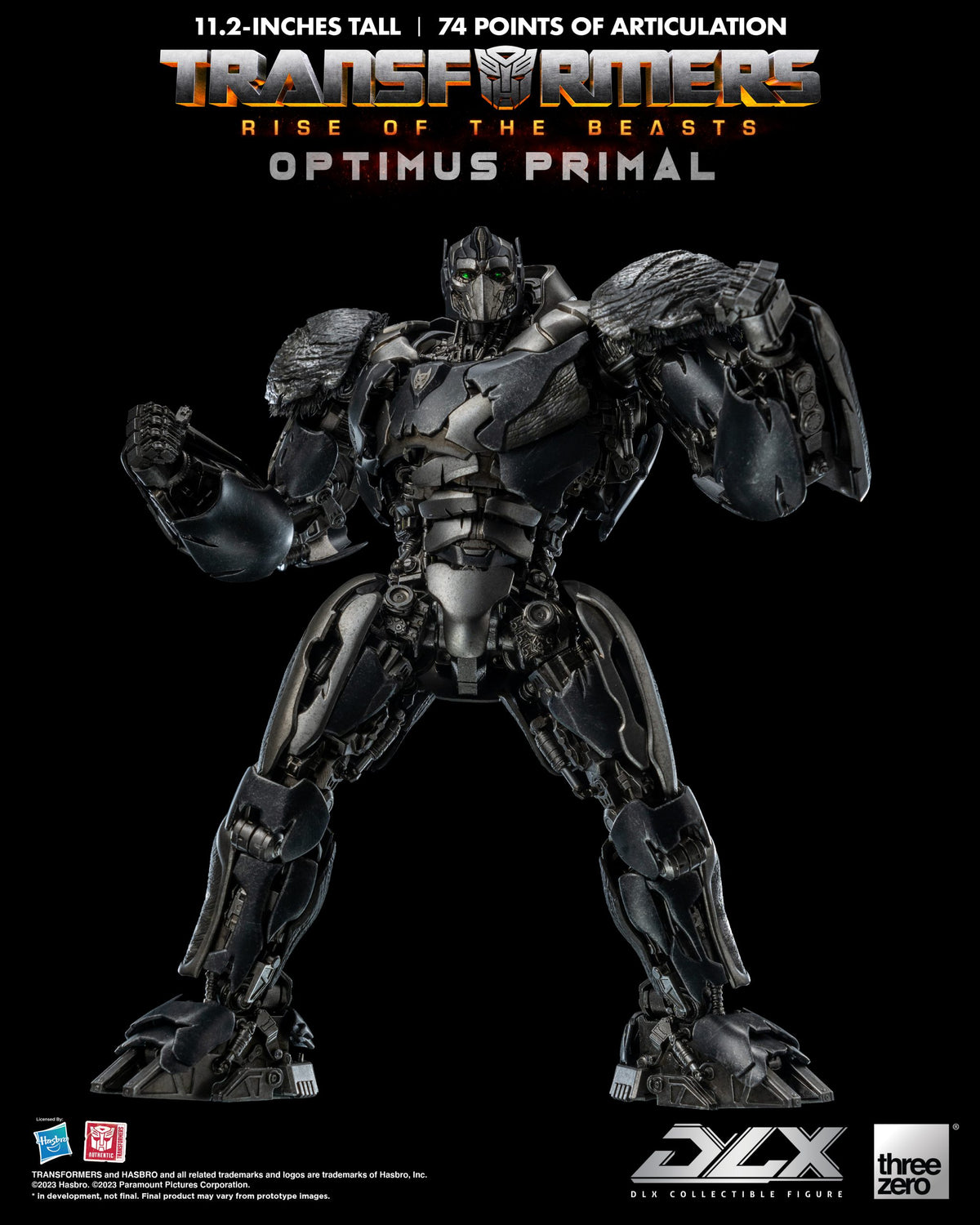 Transformers: Rise of the Beasts Optimus Primal THREE ZERO
