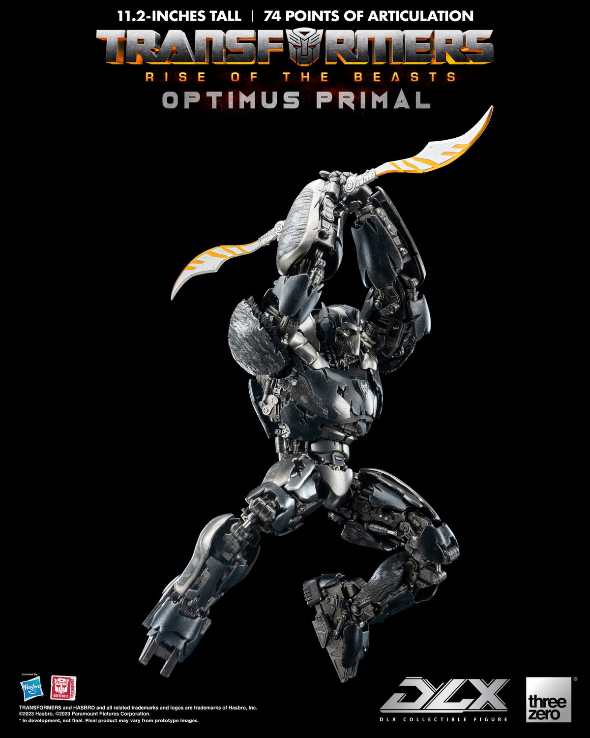 Transformers: Rise of the Beasts Optimus Primal THREE ZERO
