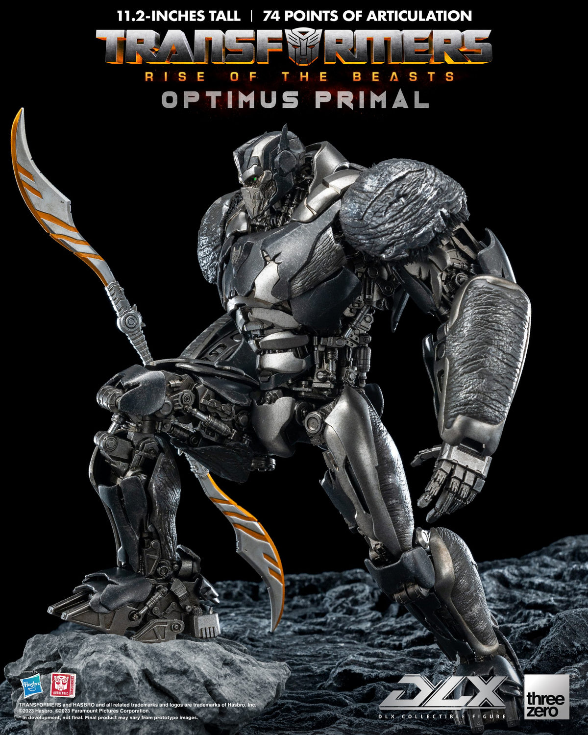 Transformers: Rise of the Beasts Optimus Primal THREE ZERO