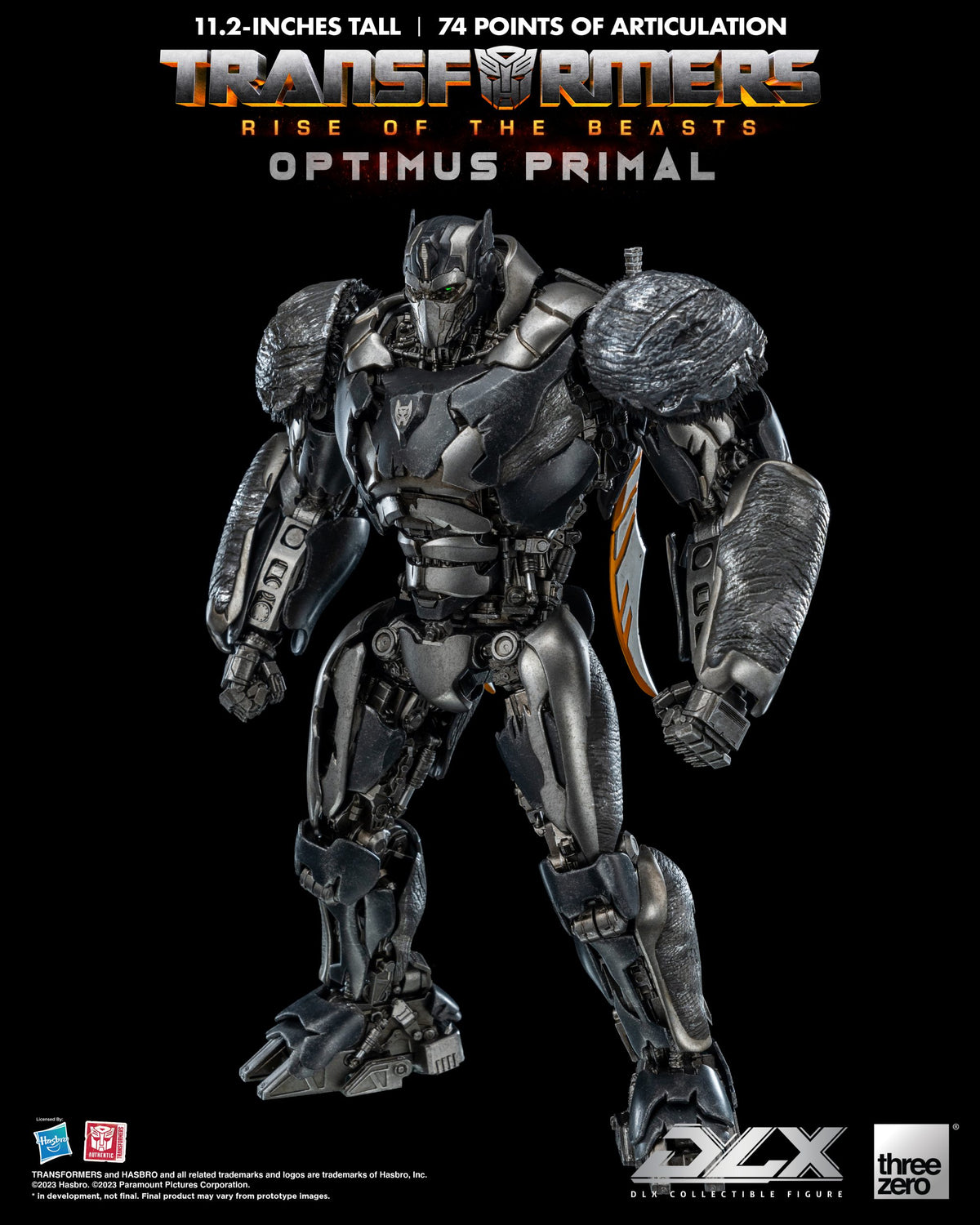 Transformers: Rise of the Beasts Optimus Primal THREE ZERO