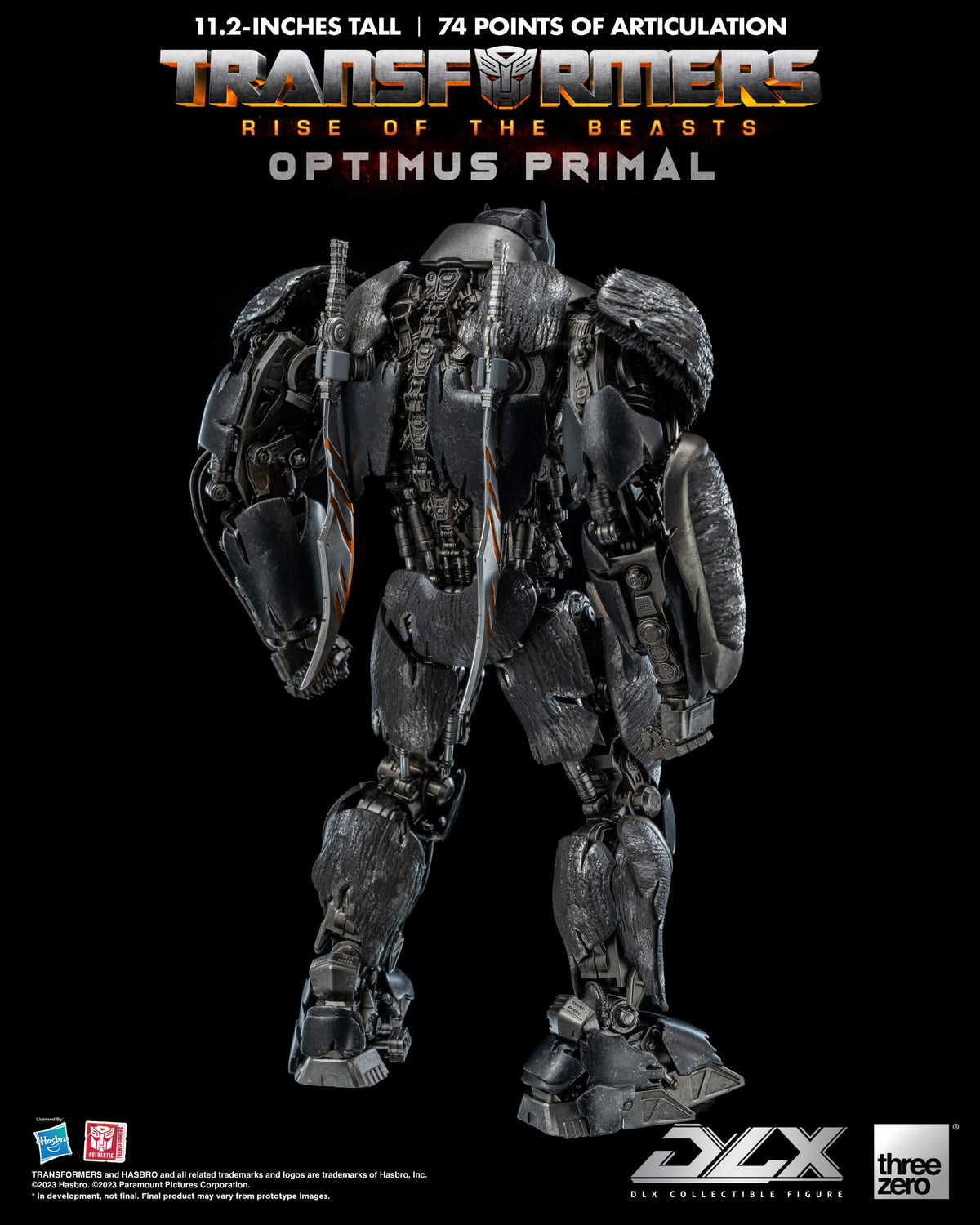 Transformers: Rise of the Beasts Optimus Primal THREE ZERO