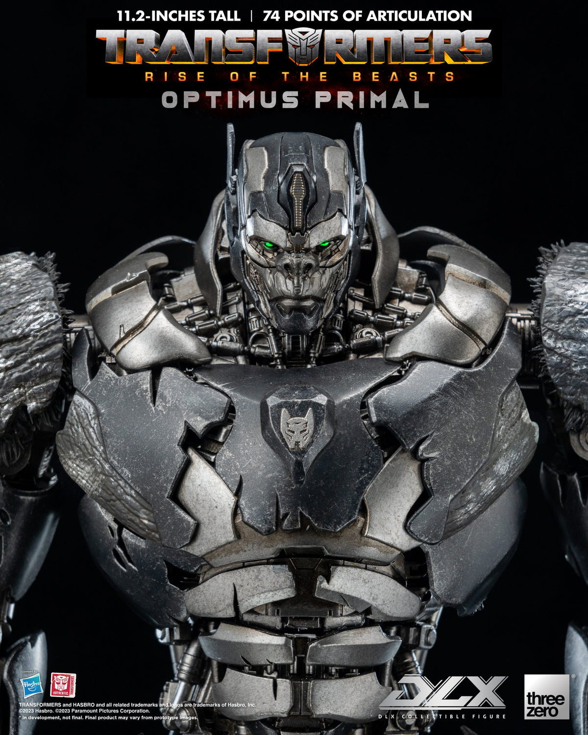 Transformers: Rise of the Beasts Optimus Primal THREE ZERO