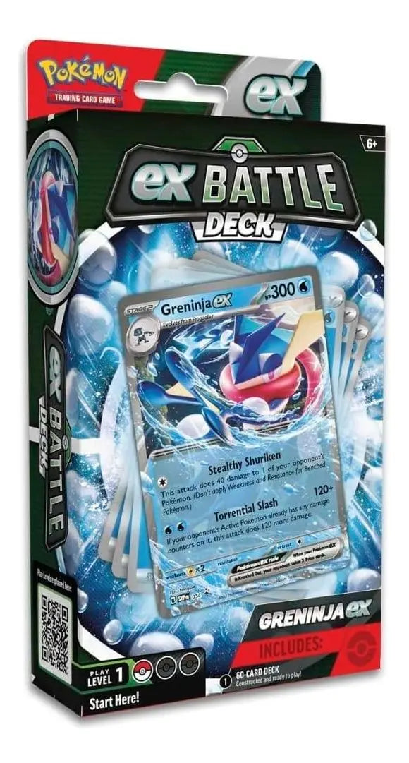 POKÉMON TCG: Greninja Ex Battle Deck Español/Ingles