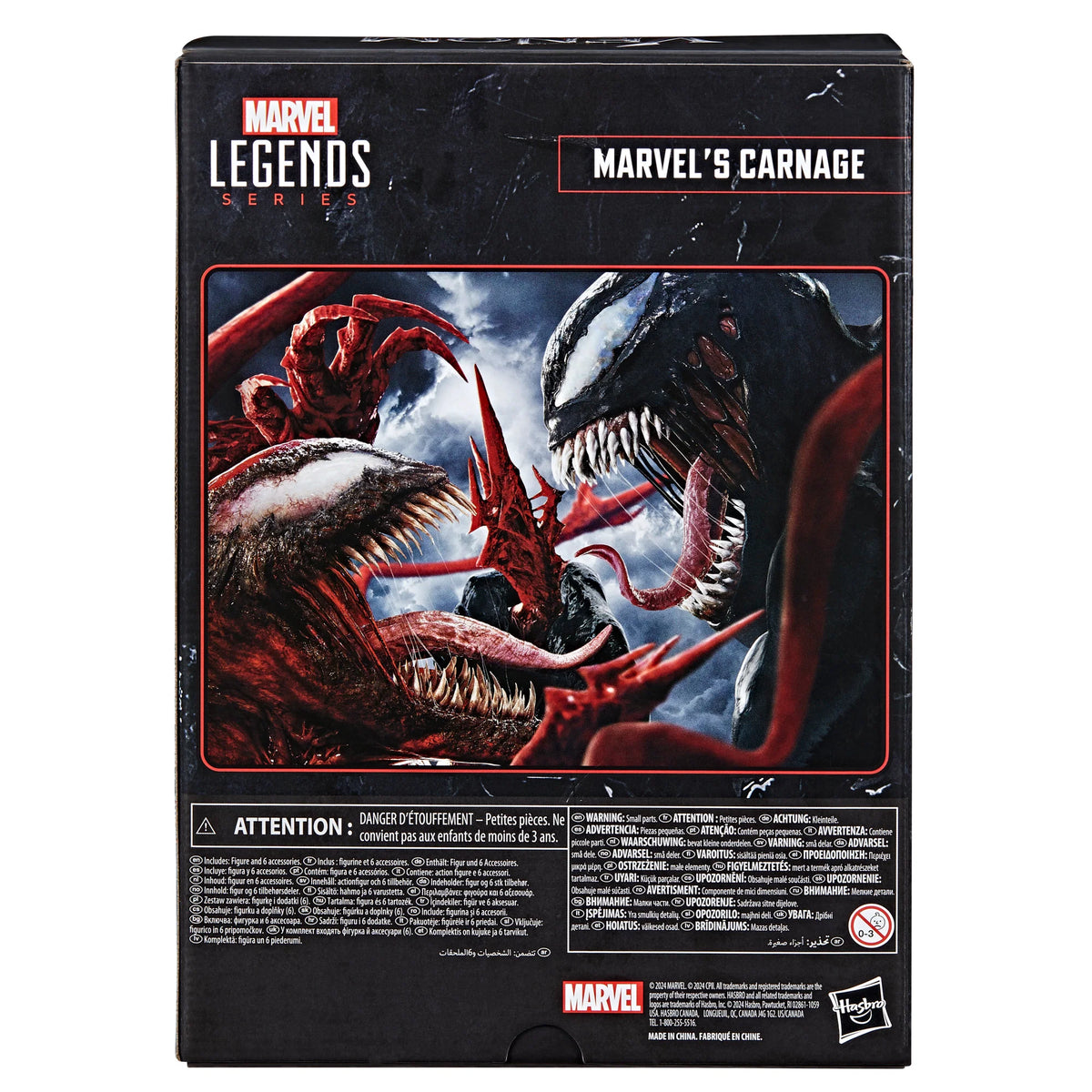 Figura de colección Carnage Marvel Legends Deluxe Hasbro película Venom Chile