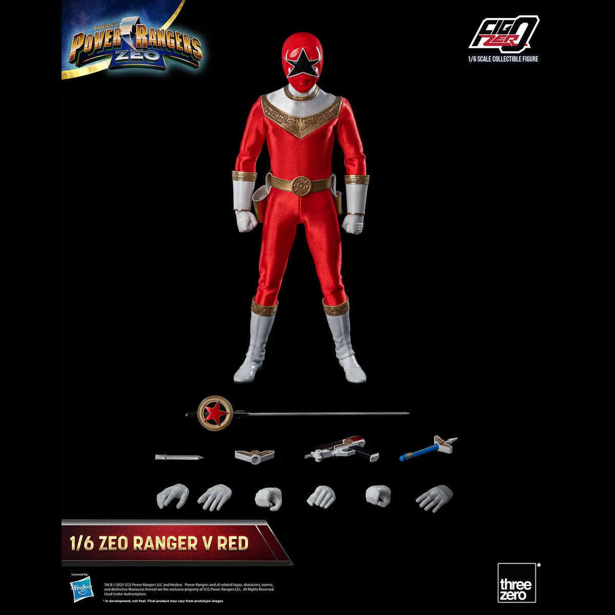 Power Rangers Zeo Red Zeo Ranger V Three Zero
