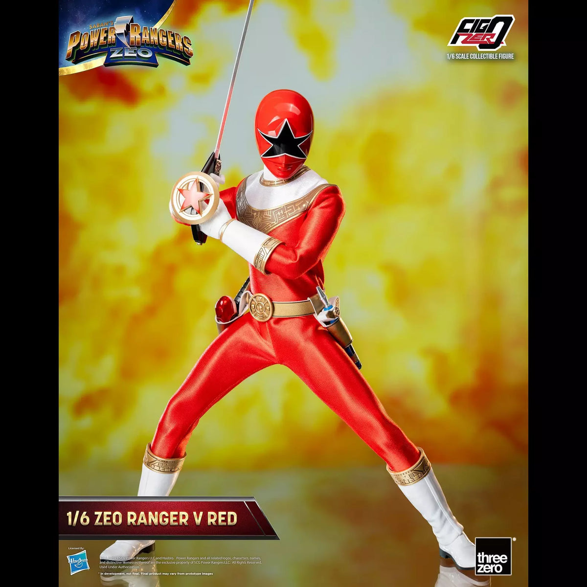 Power Rangers Zeo Red Zeo Ranger V Three Zero