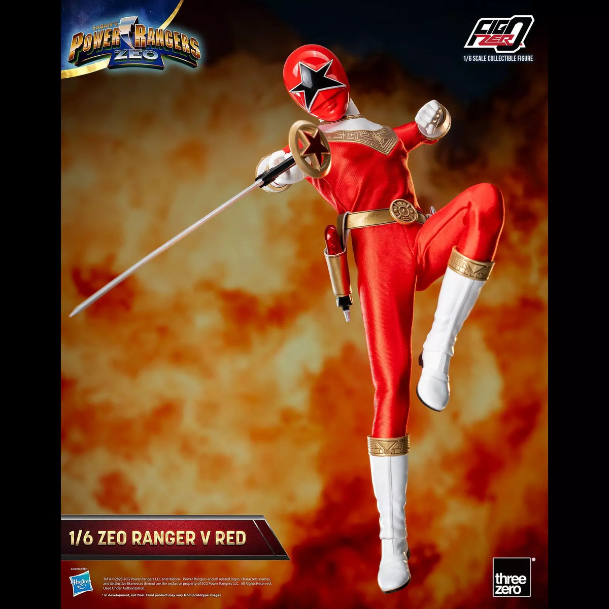 Power Rangers Zeo Red Zeo Ranger V Three Zero