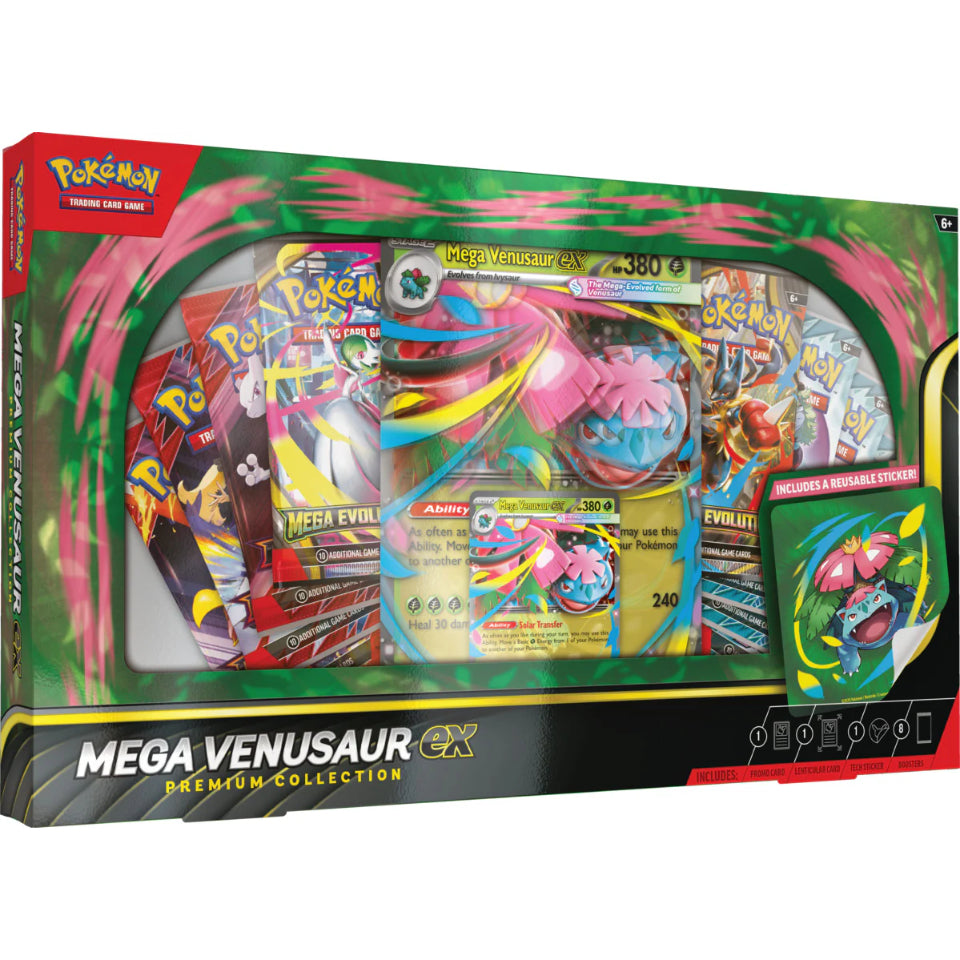 [Preventa] Pokémon TCG: Mega Venusaur ex Premium Collection (Inglés/Español)