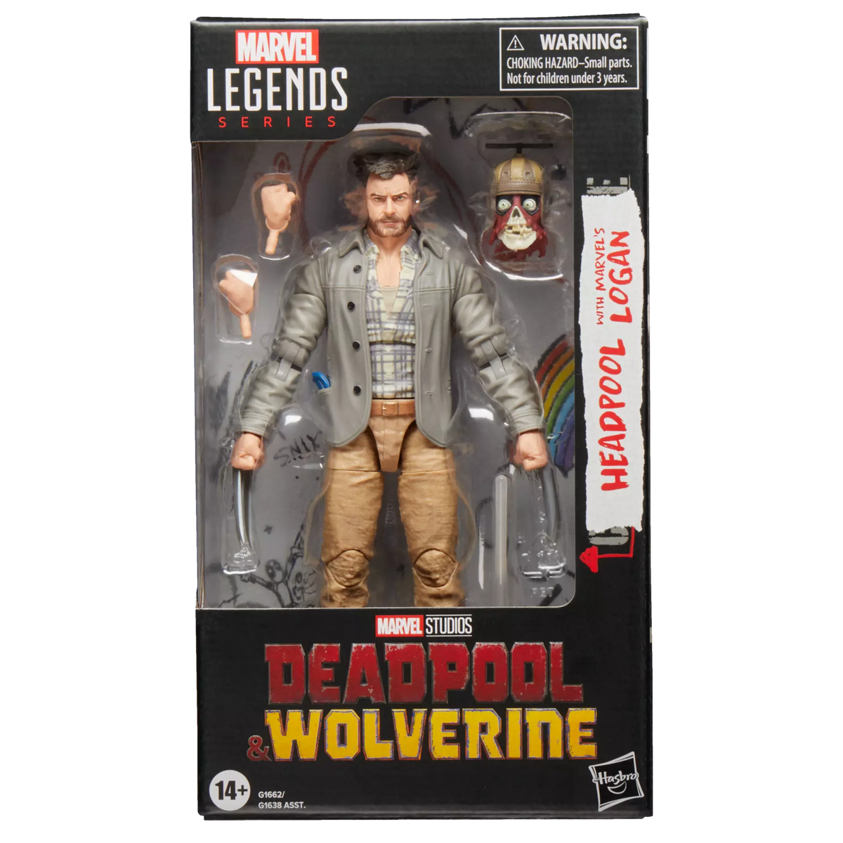 Deadpool &amp; Wolverine: Headpool with Marvel’s Logan Marvel Legends