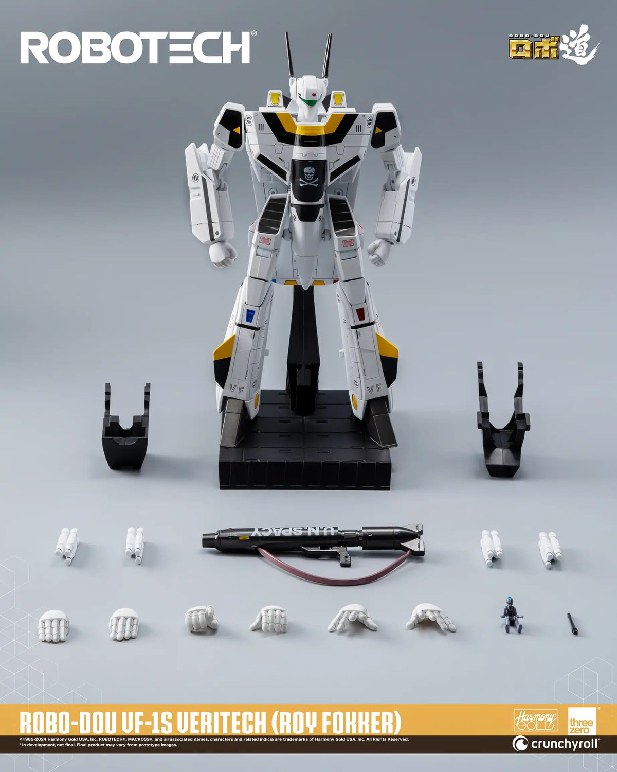 ROBOTECH VF‐1S Veritech (Roy Fokker)  THREE ZERO