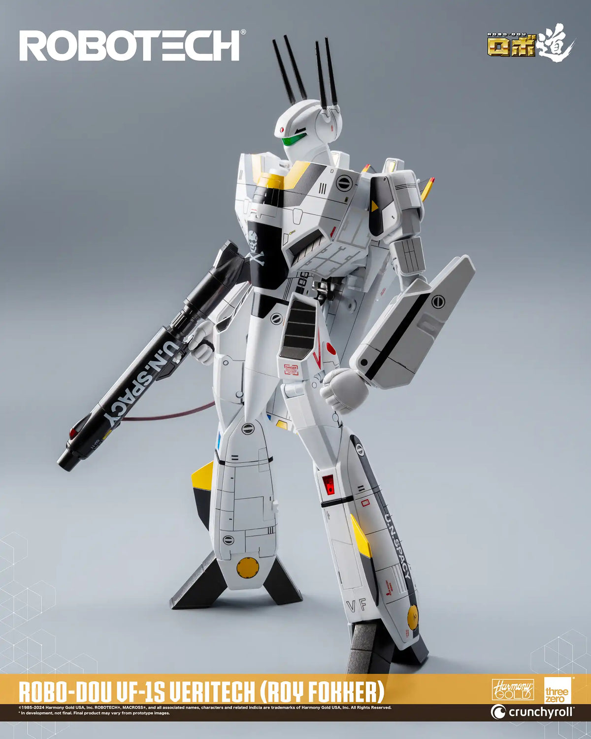 ROBOTECH VF‐1S Veritech (Roy Fokker)  THREE ZERO