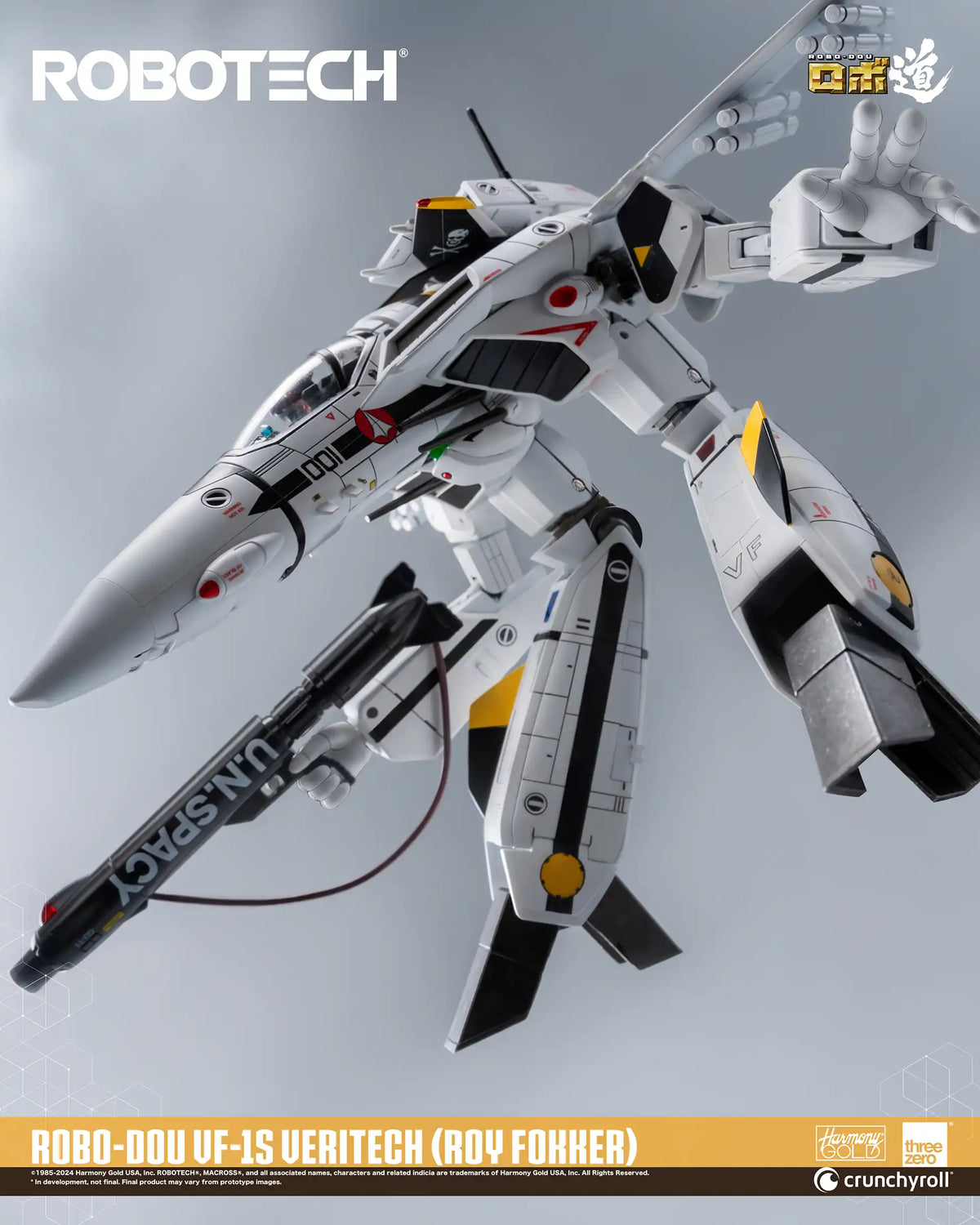 ROBOTECH VF‐1S Veritech (Roy Fokker)  THREE ZERO