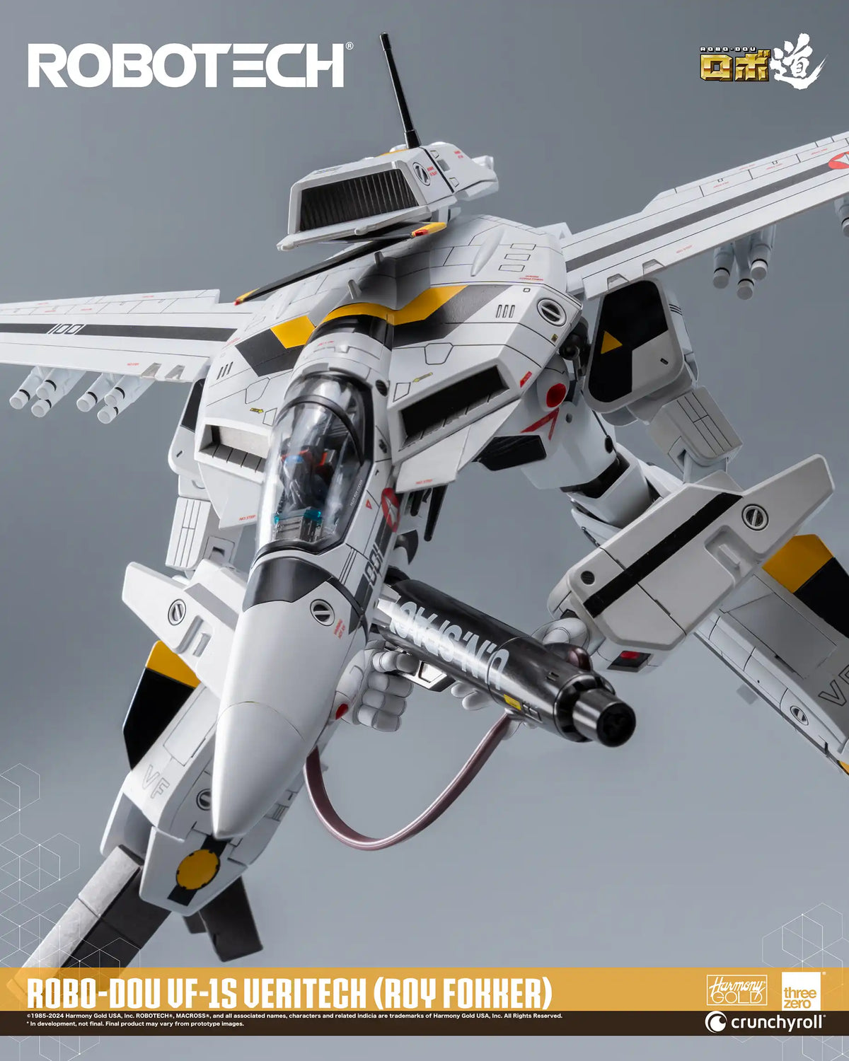 ROBOTECH VF‐1S Veritech (Roy Fokker)  THREE ZERO