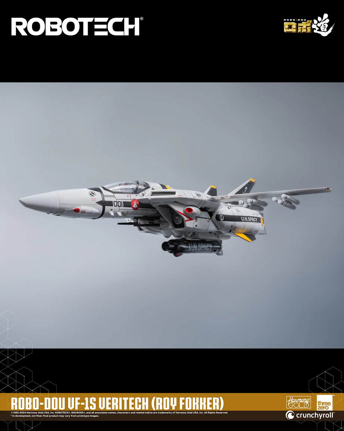 ROBOTECH VF‐1S Veritech (Roy Fokker)  THREE ZERO