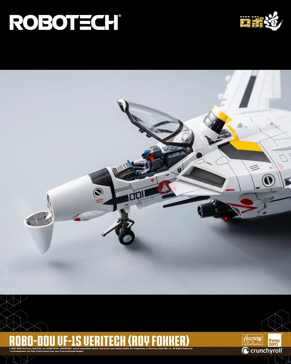 ROBOTECH VF‐1S Veritech (Roy Fokker)  THREE ZERO