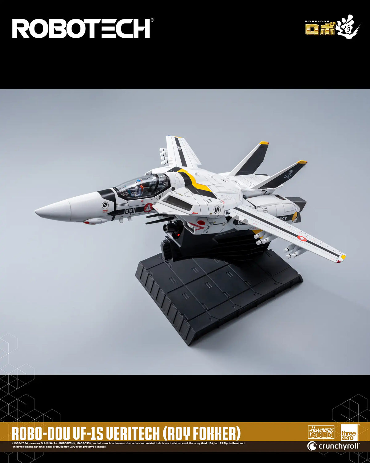 ROBOTECH VF‐1S Veritech (Roy Fokker)  THREE ZERO