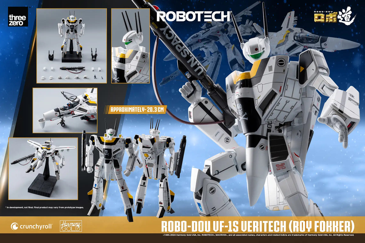 ROBOTECH VF‐1S Veritech (Roy Fokker)  THREE ZERO