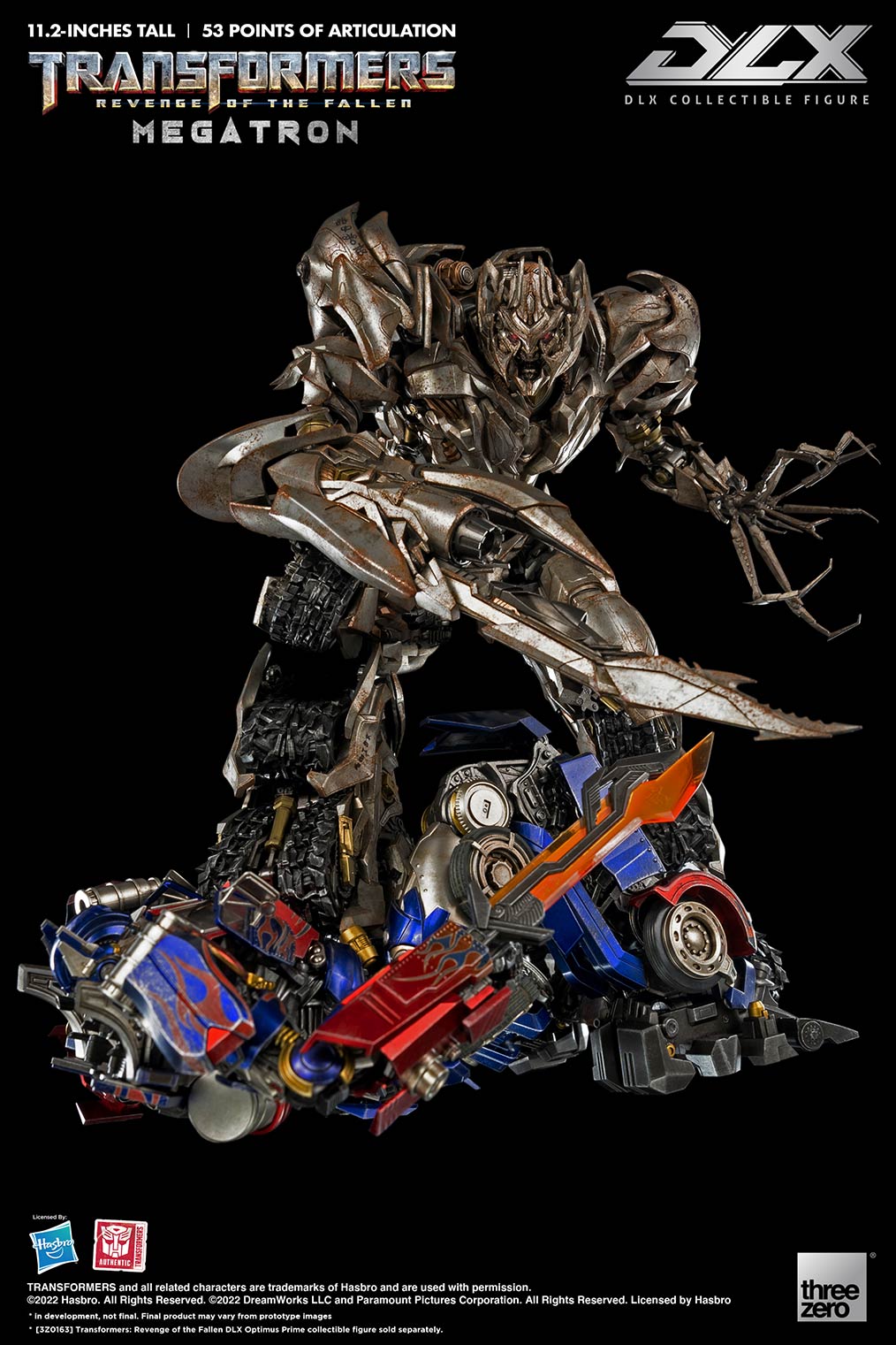 Transformers: Revenge of the fallen DLX Megatron THREE ZERO