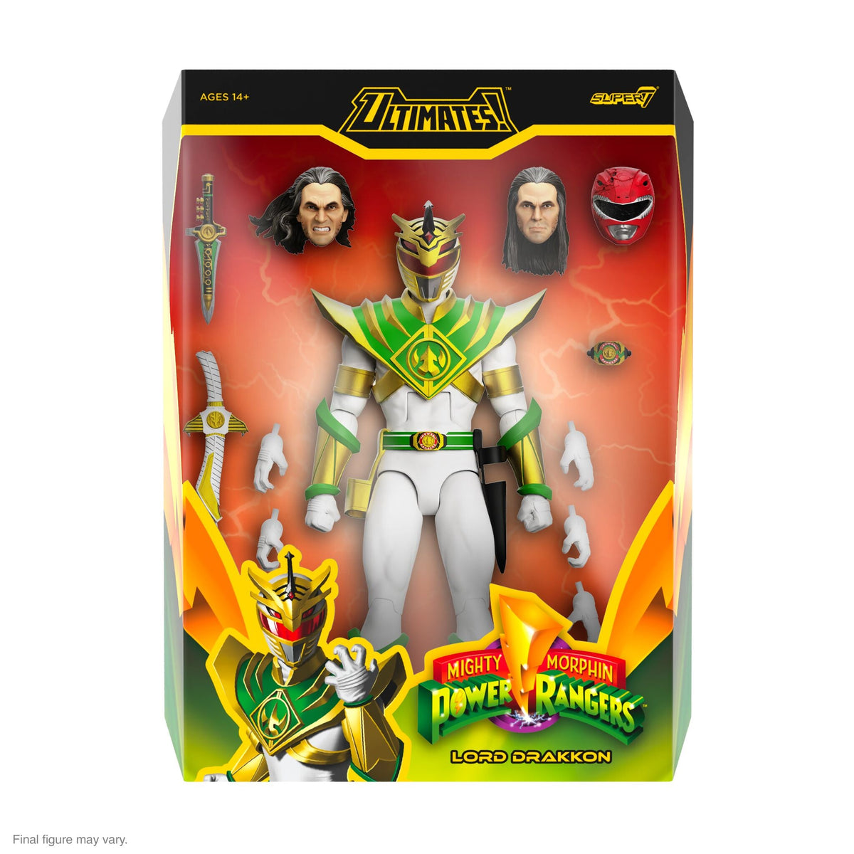 Mighty Morphin Power Rangers Lord Drakkon ULTIMATES! Super 7