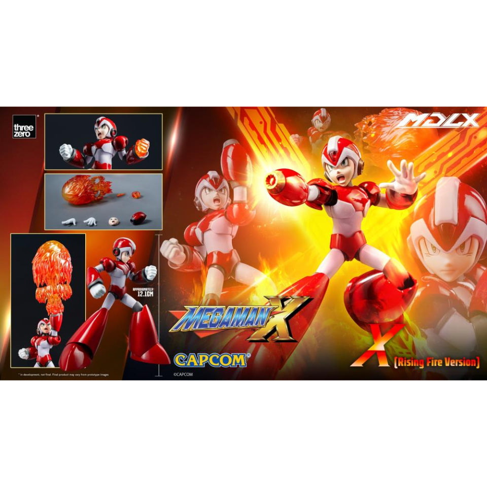 [Preventa] Mega Man X MDLX Mega Man (Rising Fire Edition) Action Figure THREE ZERO