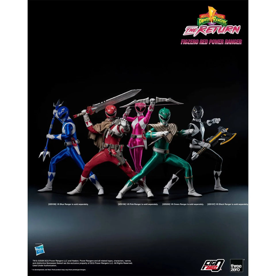 [Preventa]  Mighty Morphin Power Rangers: The Return FigZero Red Ranger FigZero Threezero