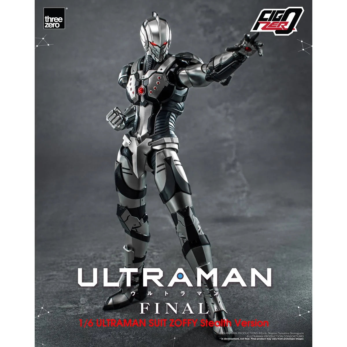 [Preventa ] Ultraman Final Season Ultraman Suit Zoffy Stealth Version 1:6 Threezero