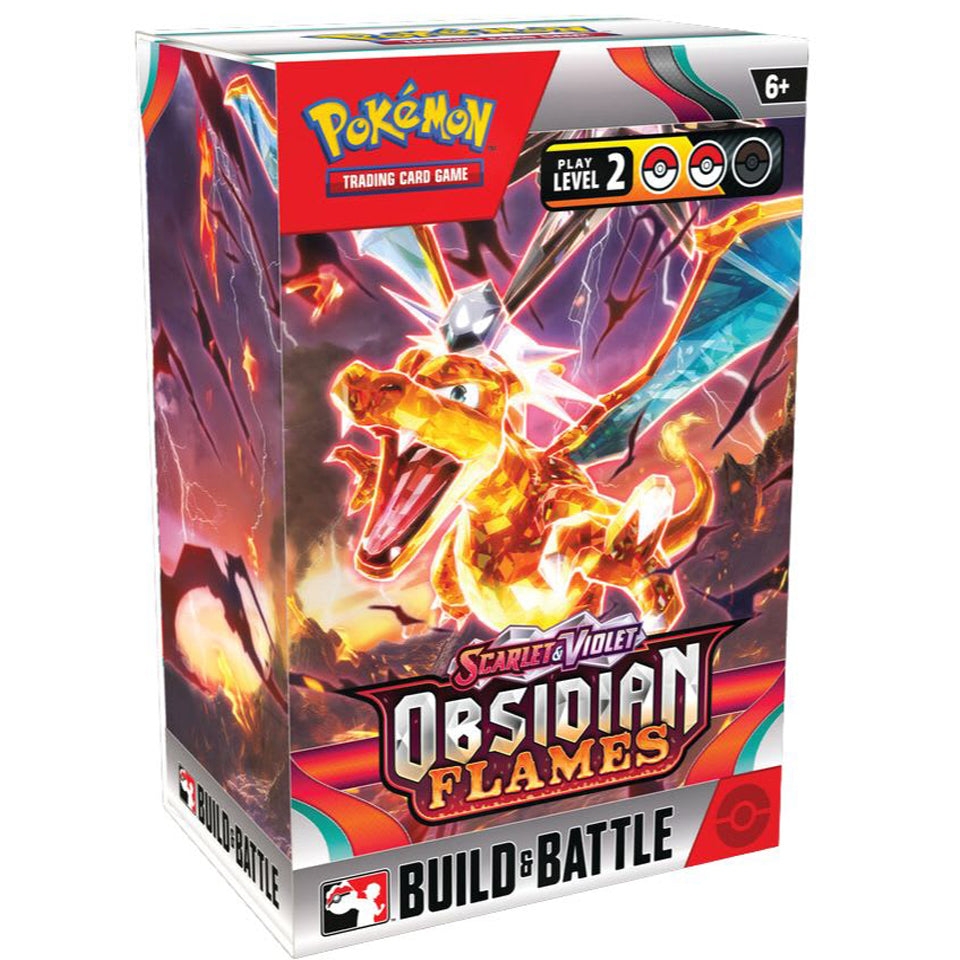 POKÉMON TCG: Scarlet &amp; Violet – Obsidian Flames – Build &amp; Battle Box (Inglés)