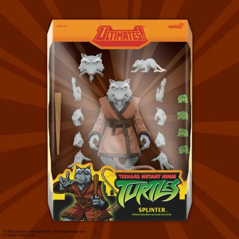 [Preventa] Teenage Mutant Ninja Turtles Splinter ULTIMATES!