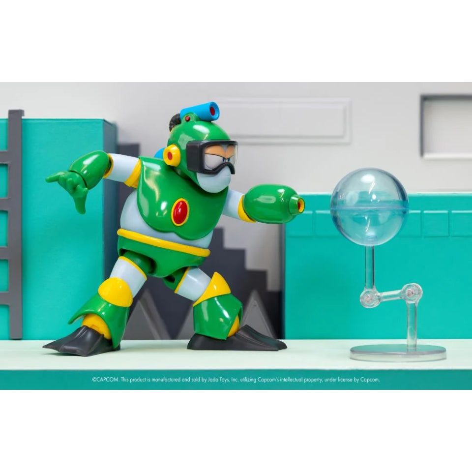 [Preventa] Mega Man Bubble Man Deluxe 1/12 Scale Action Figure Jada Toys