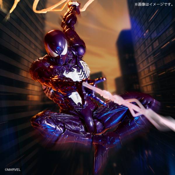 [Preventa] Amazing Yamaguchi / Revoltech: Spider-Man - Symbiote Spider-Man (Purple Ver.) [Kaiyodo]