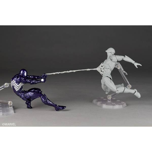 [Preventa] Amazing Yamaguchi / Revoltech: Spider-Man - Symbiote Spider-Man (Purple Ver.) [Kaiyodo]