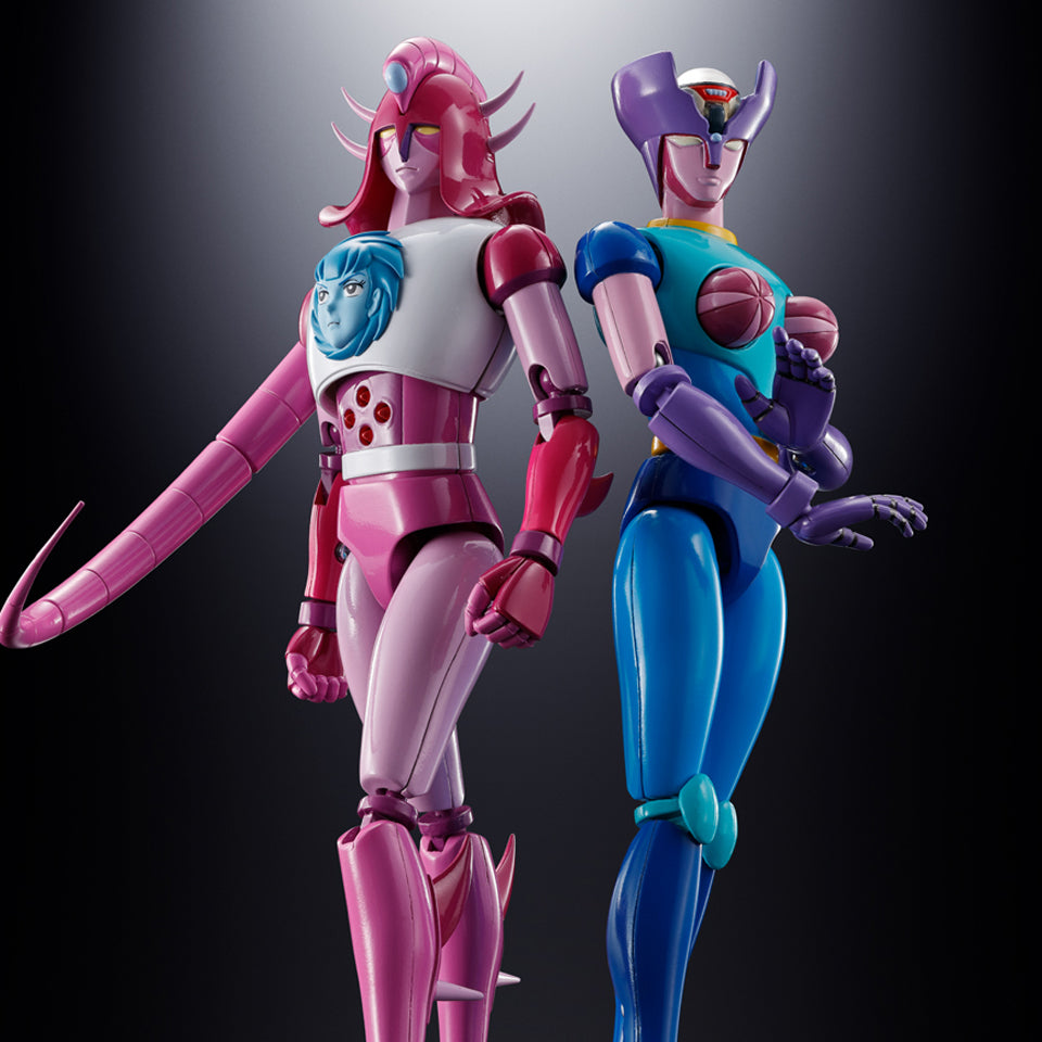 Mazinger Z vs. the Great Dark General - Rhine X1 (GX-108) &amp; Dianan A (GX-11R)  Soul of Chogokin