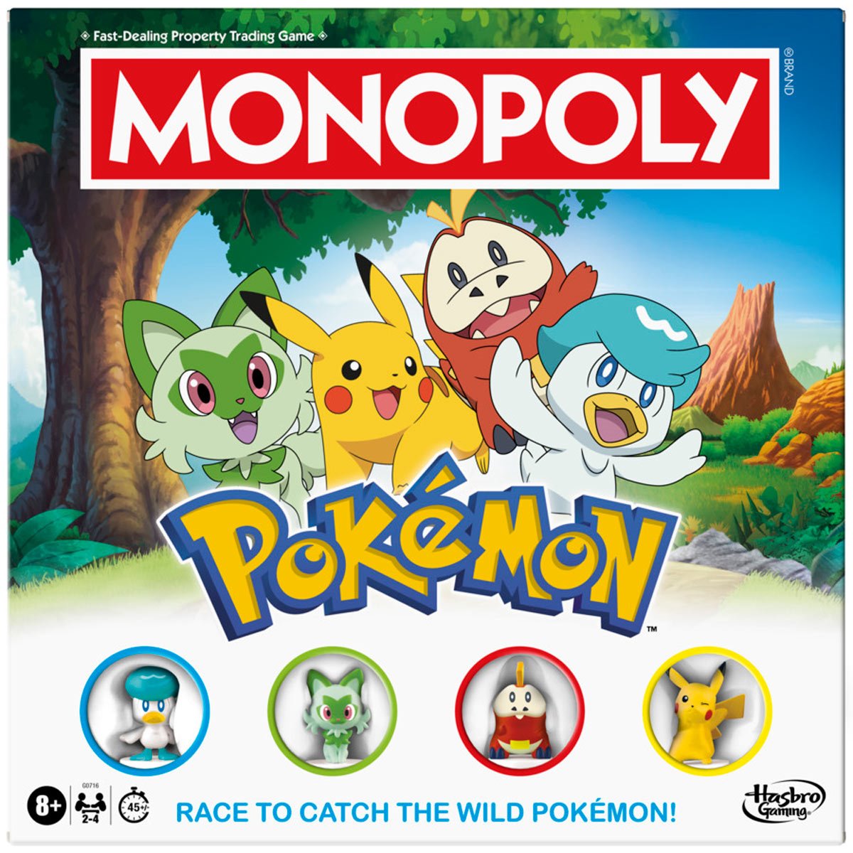 Pokemon Edition Monopoly Game (Inglés)