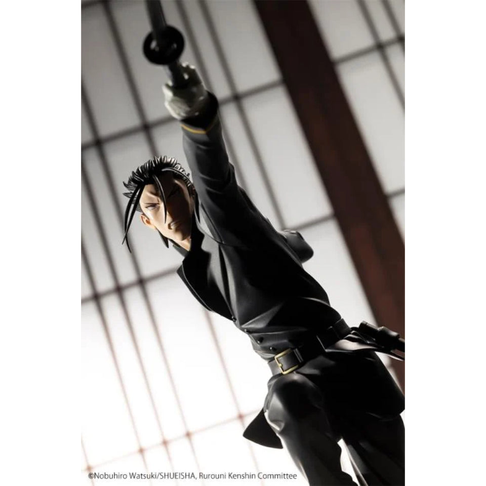 [Preventa] Rurouni Kenshin: Meiji Swordsman Romantic Story ArtFX J Hajime Saito 1/8 Scale Figure