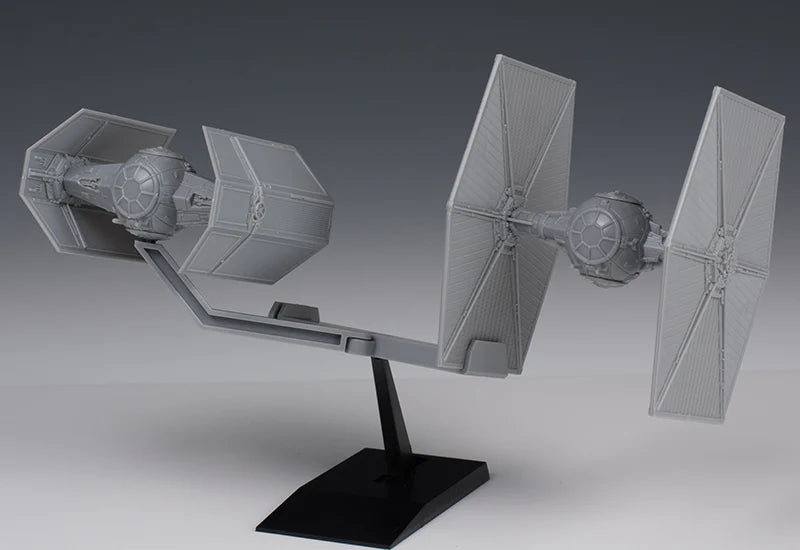Star Wars Vehicle Model 007 Tie Advanced X 1 &amp; Fighter Set Bandai Hobby