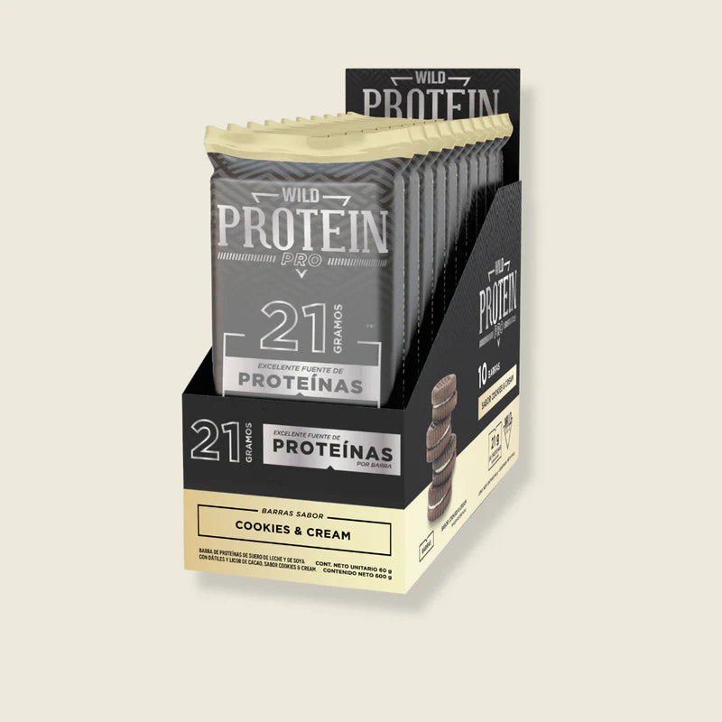 Wild Protein Pro Cookies &amp; Cream 10 unidades