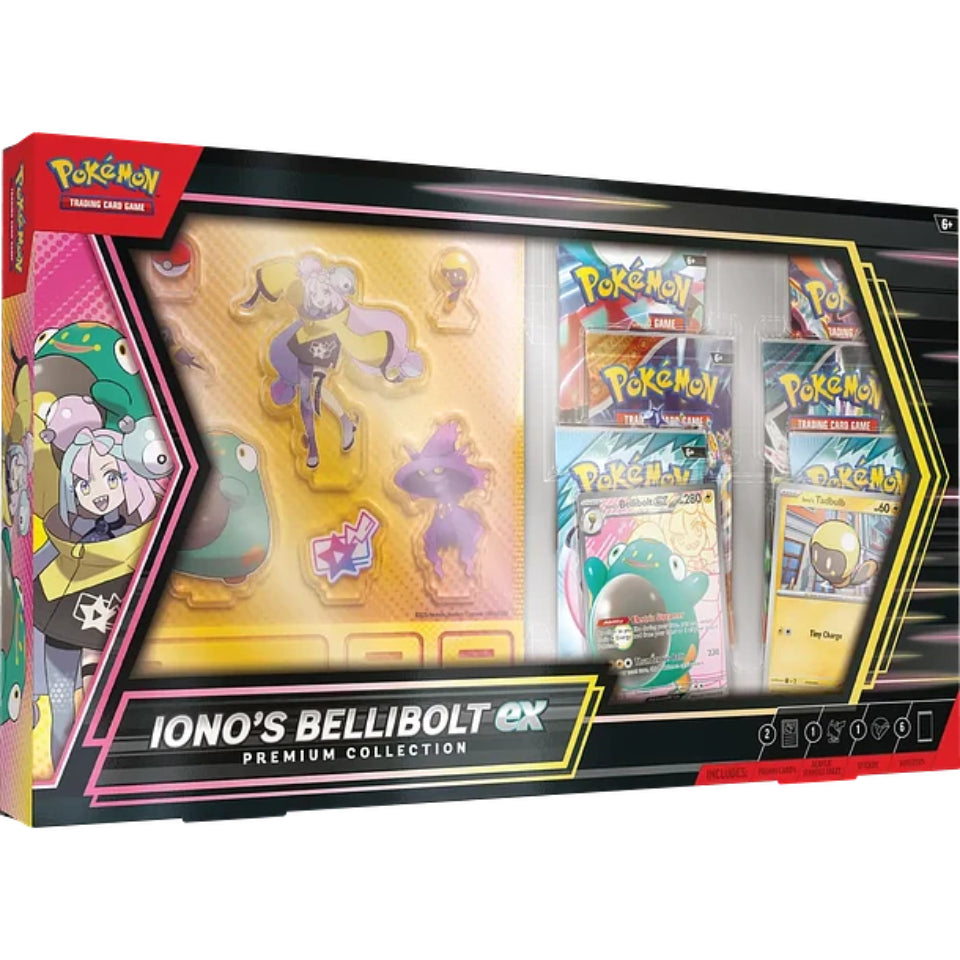 POKEMON TCG Iono’s Bellibolt Ex Premium Collection (Inglés/Español)