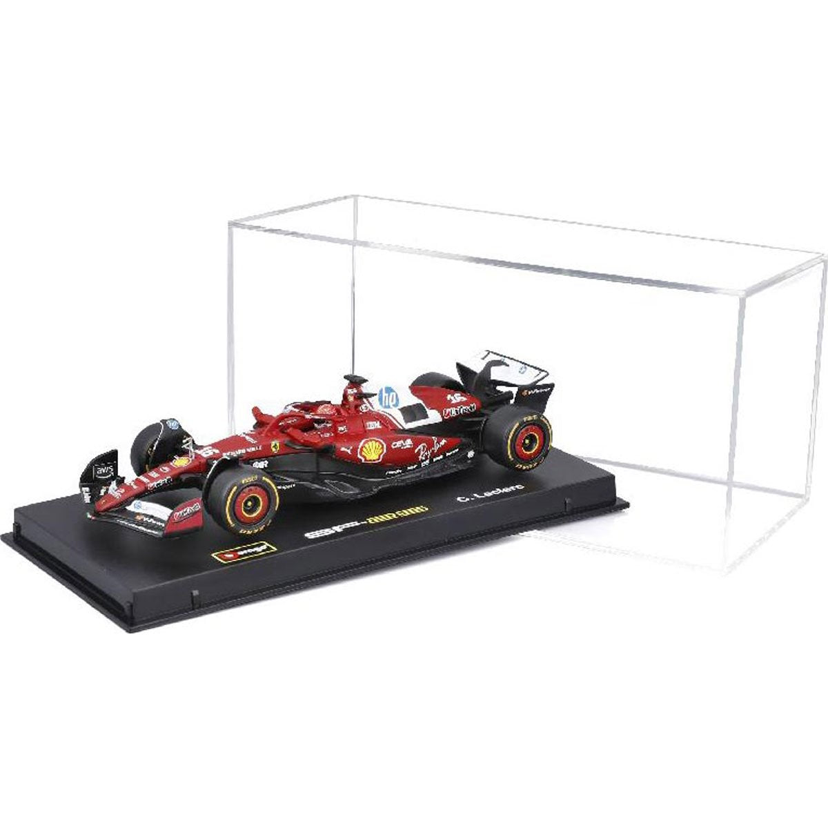Formula 1 Ferrari SFR Season Car Charles Leclerc #16 with Helmet (2025) Die-Cast Metal 1:43 Bburago