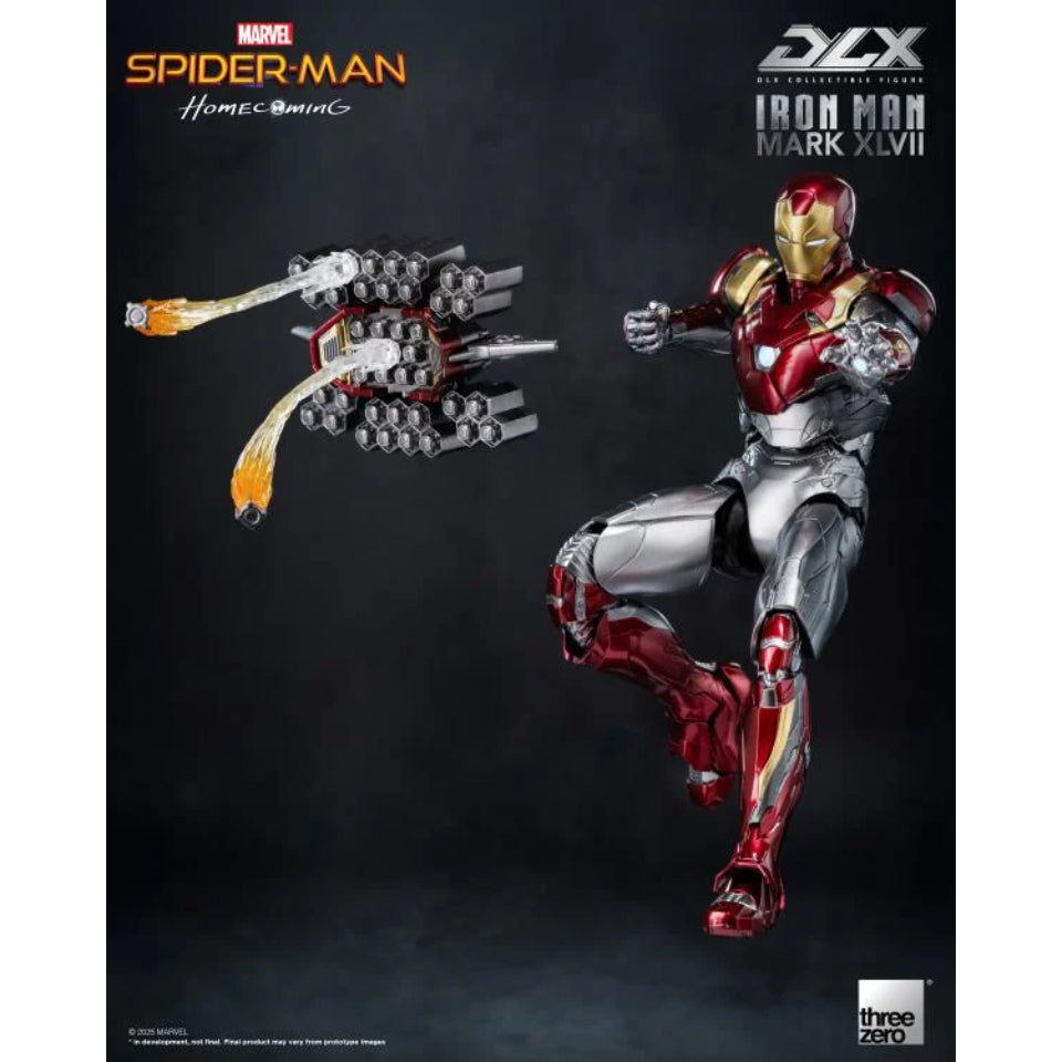 [Preventa]  Spider-Man: Homecoming Iron Man Mark 47 DLX Action Figure Three Zero